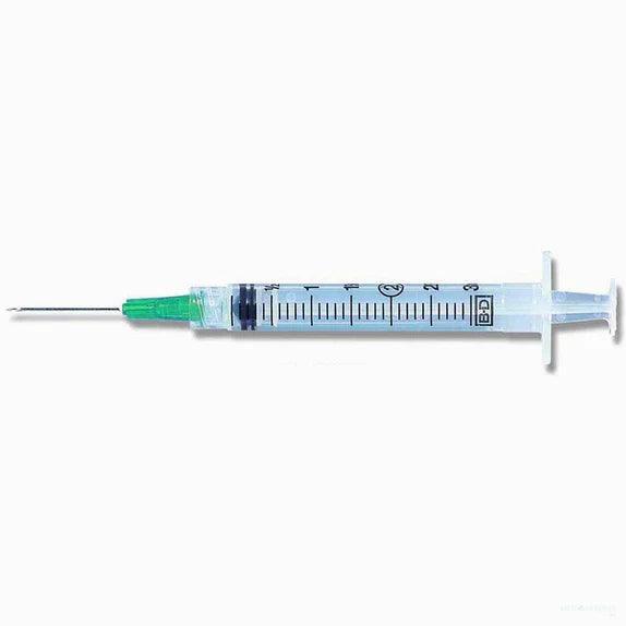 1mL Luer Lock Syringe with Needle: