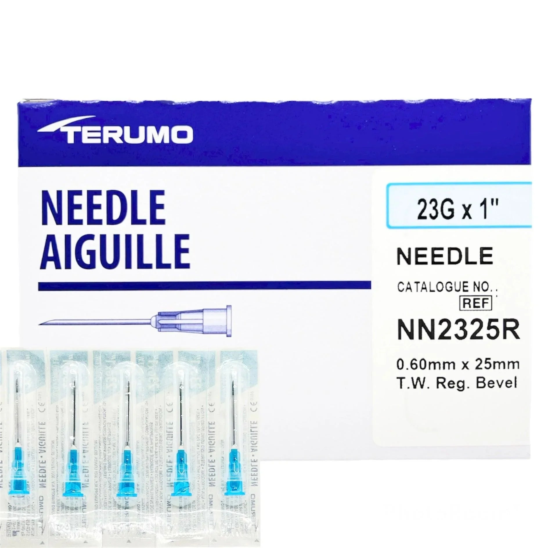 23 Gauge Hypodermic Needles: