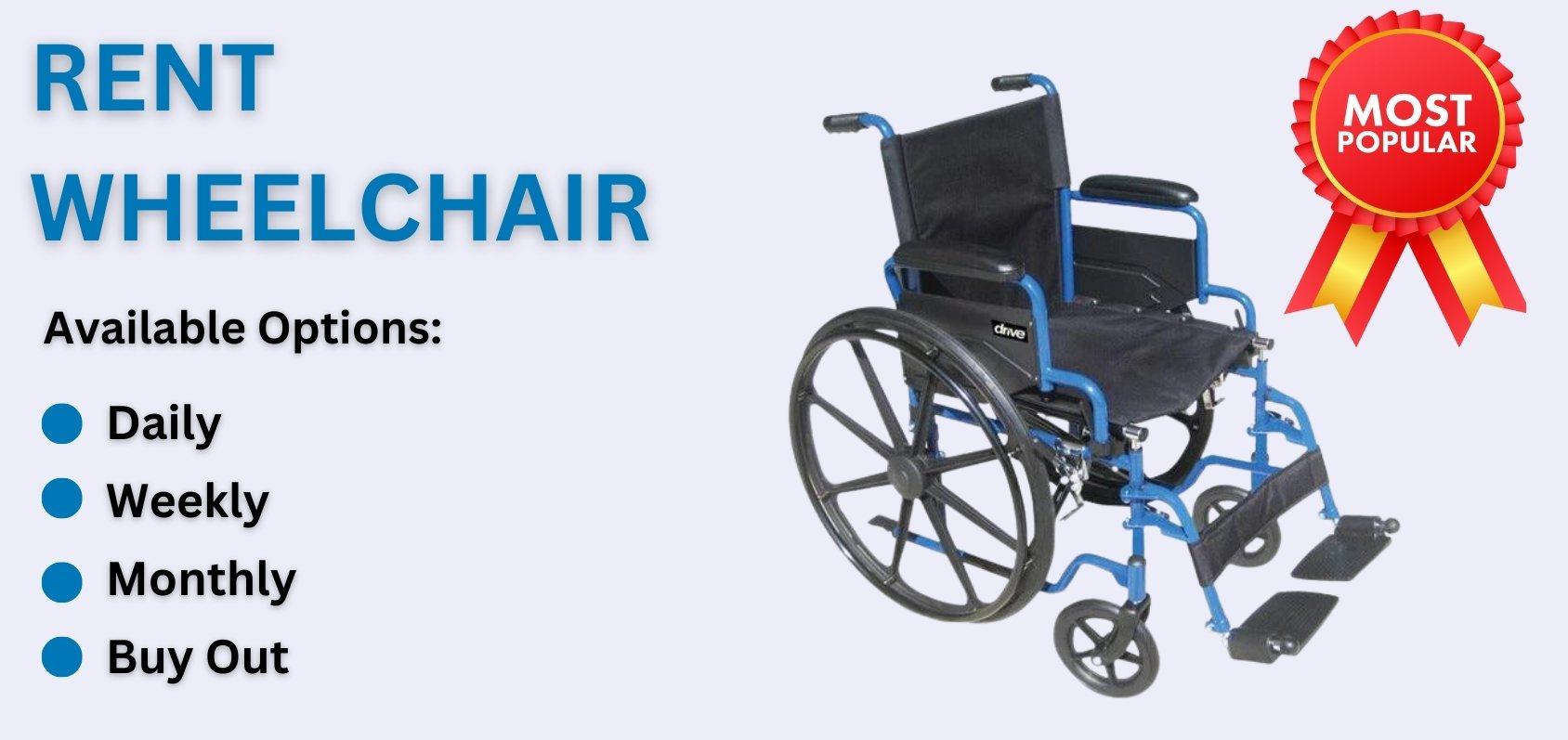Rent Wheelchair near Toronto, Scarborough, North York & Etobicoke