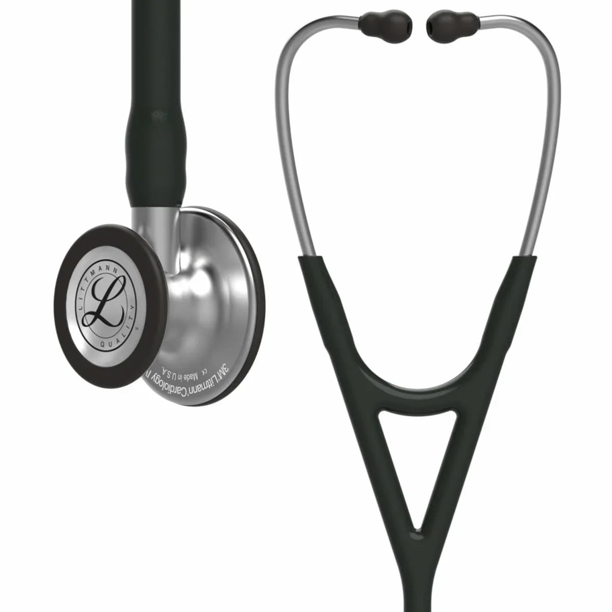 3m-littmann-cardiology-iv-diagnostic-stethoscope-mirror-finish-chestpiece-black-tube-27-6177