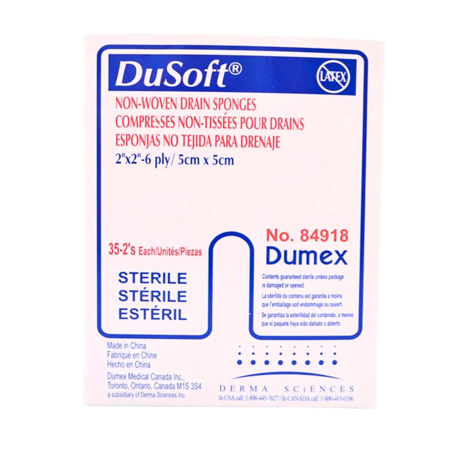 2x2-6ply-drain-sponges